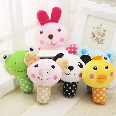 Cute Animals Plush Squeaker Toys