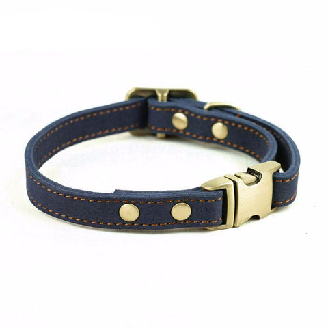 Fancy Leather Dog Collar