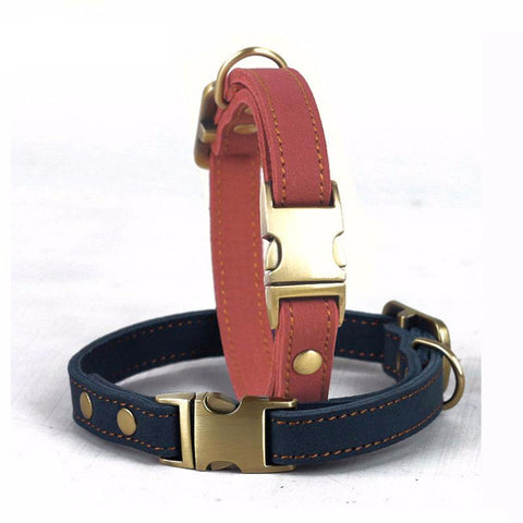 Fancy Leather Dog Collar