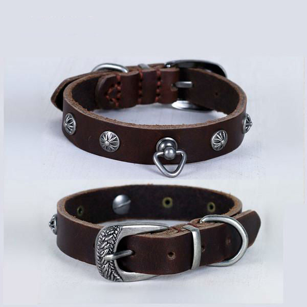 Genuine Leather Dog Collar