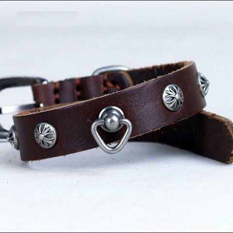 Genuine Leather Dog Collar