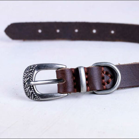 Genuine Leather Dog Collar