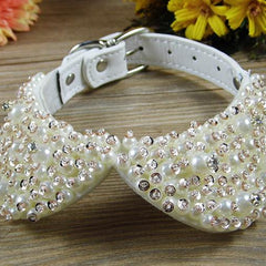 Fashion Bling Rhinestones Pearl Collar